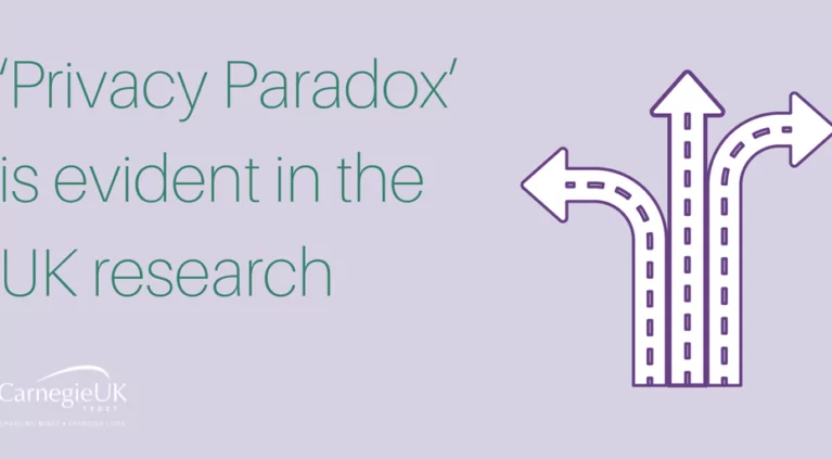 'Privacy Paradox' is evident in the UK research Carnegie UK Trust